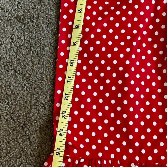 Red Polka Dot Ruffle Pants - Picture 4 of 5